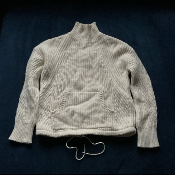 J. Crew Front-pocket turtleneck sweater in ivory - Picture 5 of 8